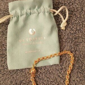UltraFine Silver Magnetic Bracelet 18K Gold-Plated